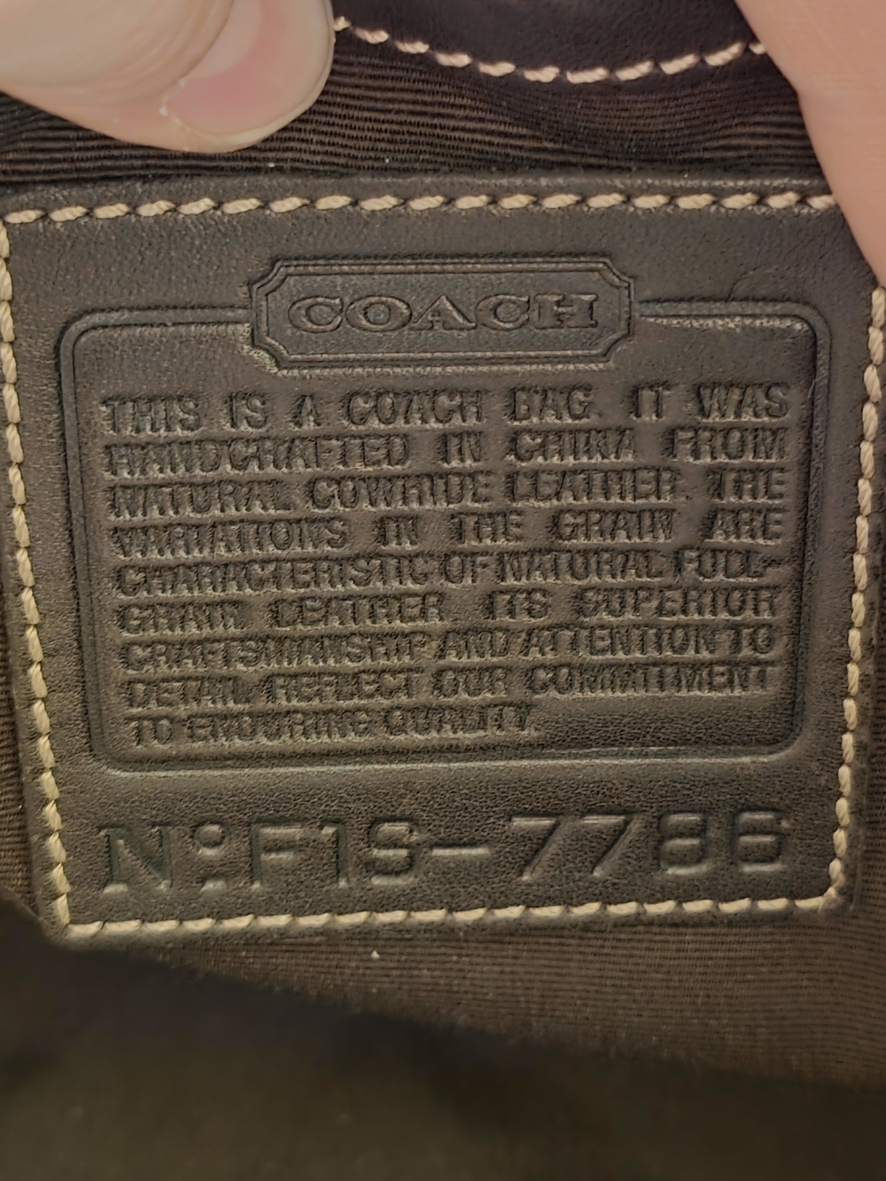 Coach Vintage Leather Doctor Satchel 7786 circa 2001 - Picture 5 of 7